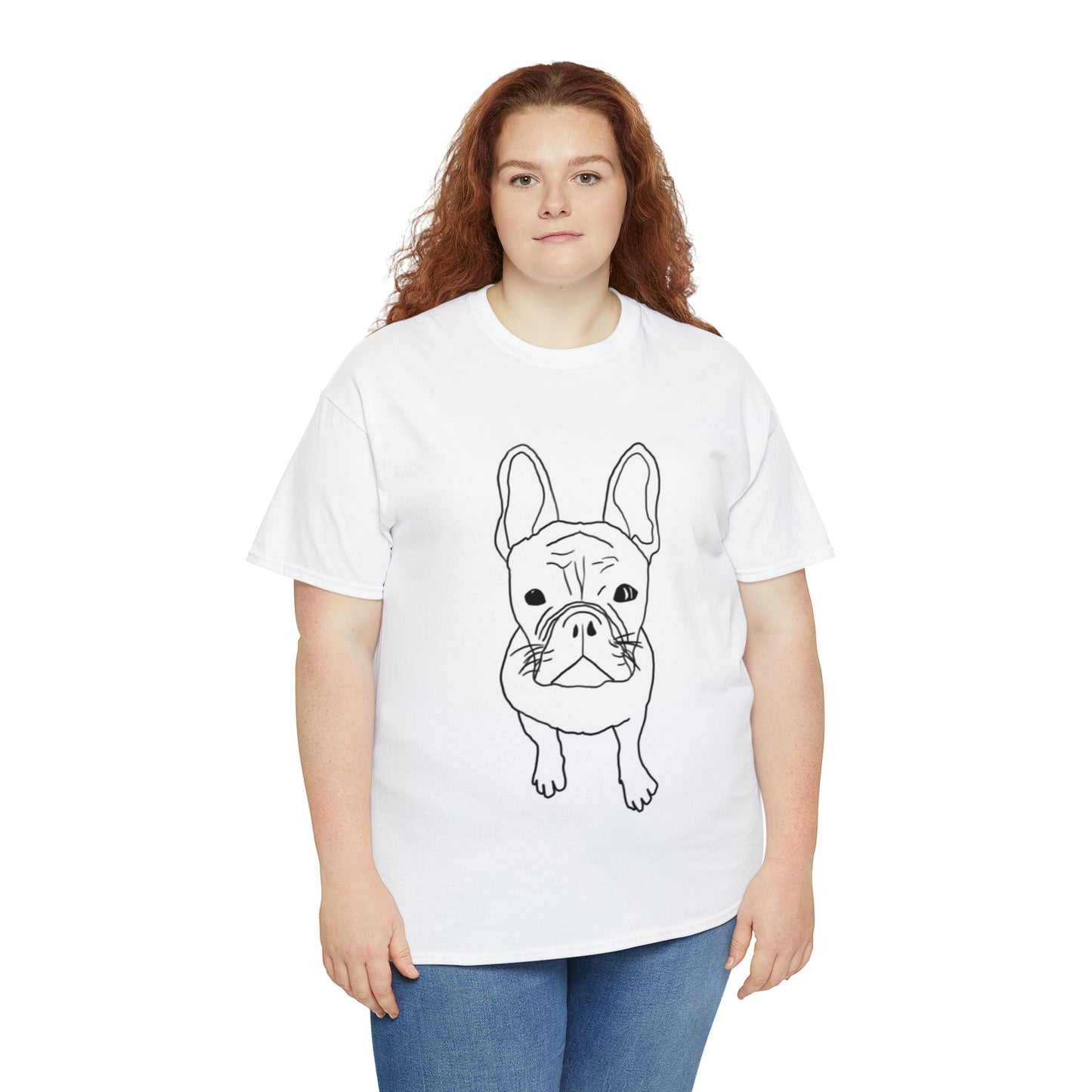 French Bulldog Line Drawing T-shirt