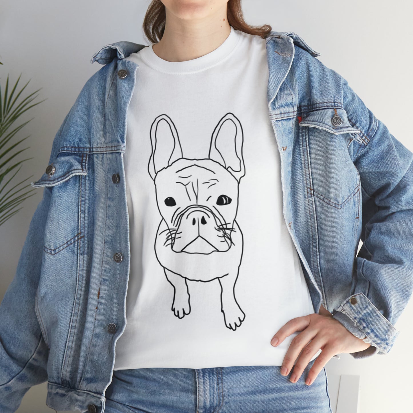 French Bulldog Line Drawing T-shirt