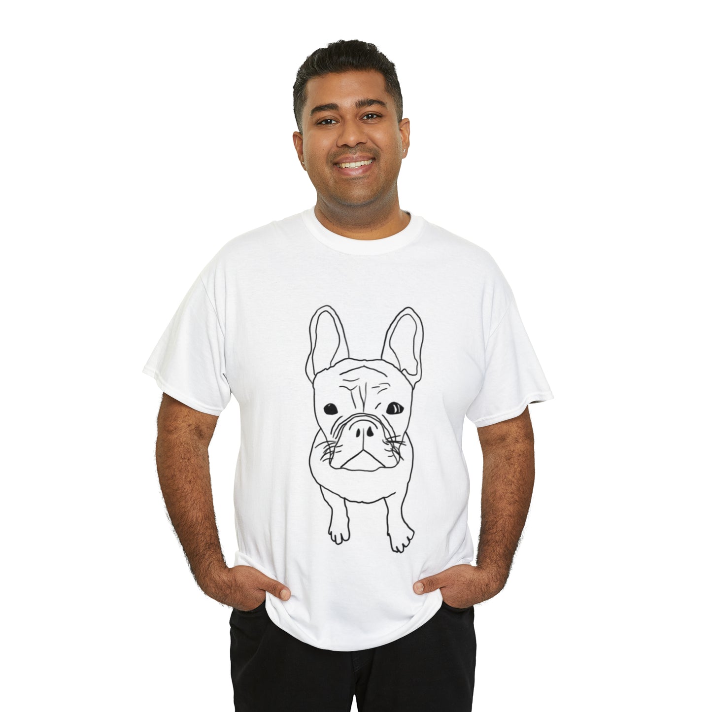 French Bulldog Line Drawing T-shirt