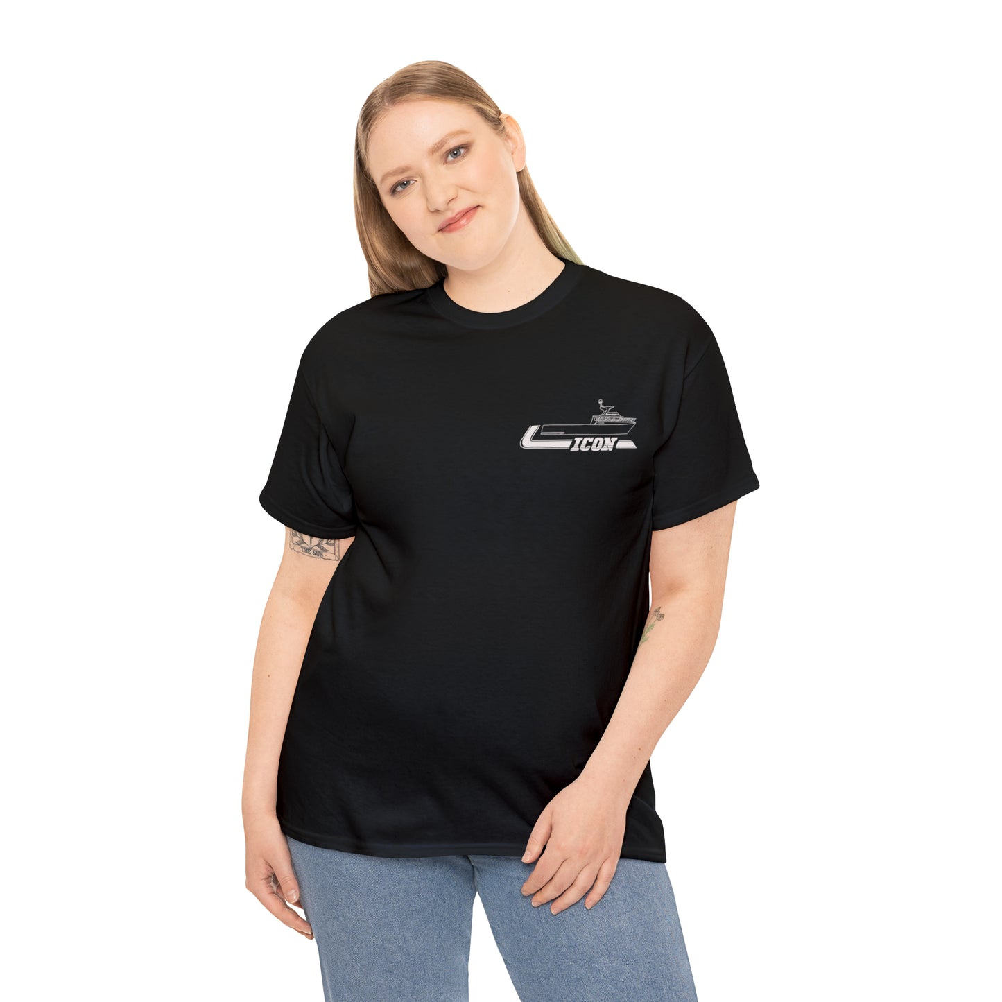 Black and coloured Icon T-shirt