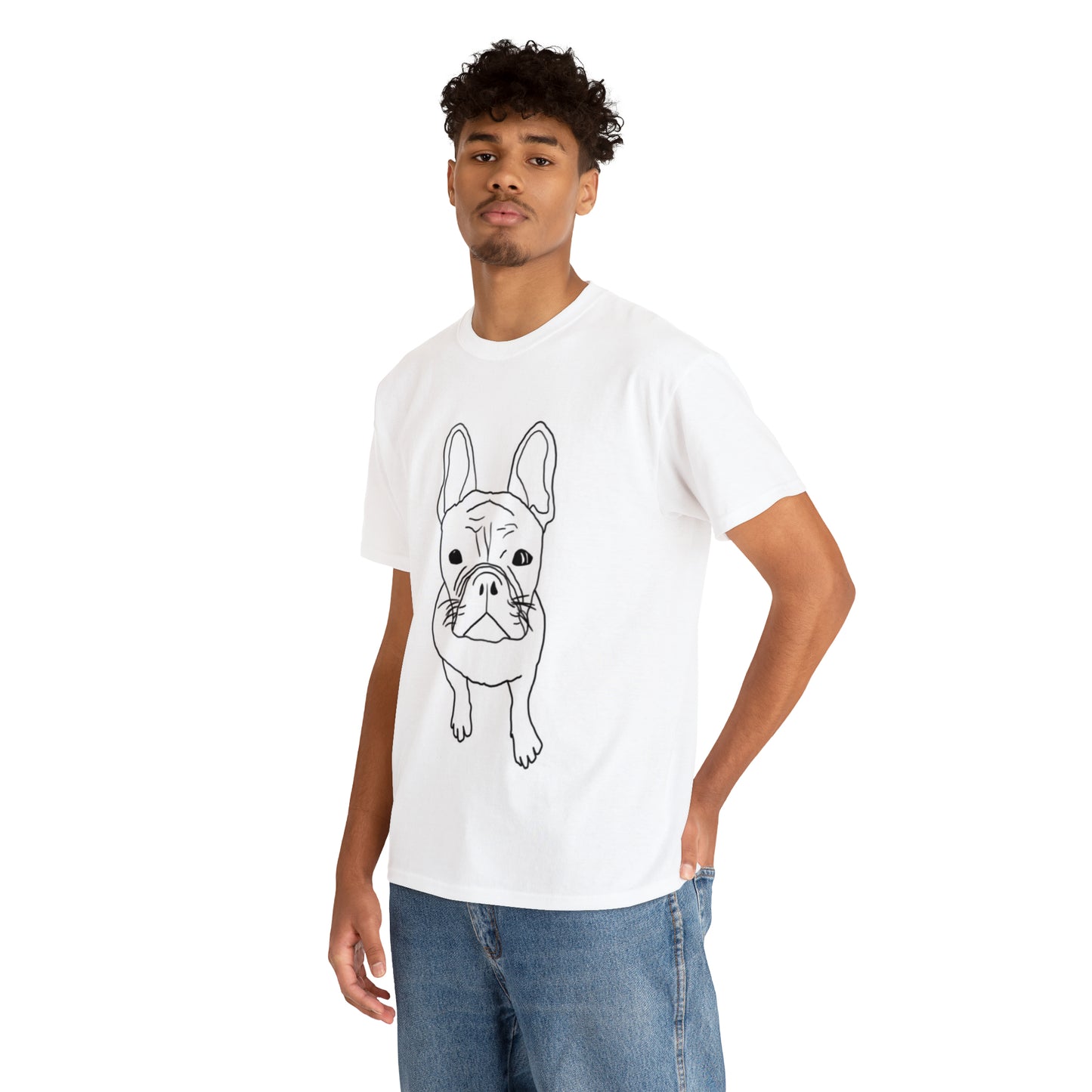 French Bulldog Line Drawing T-shirt