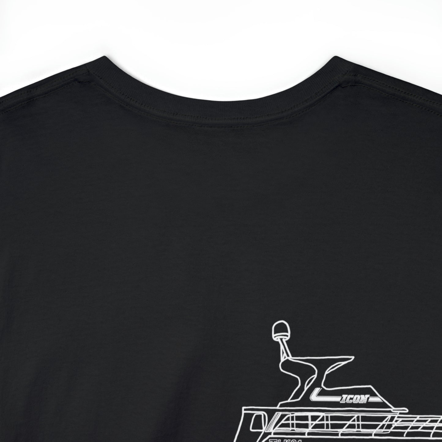 Black and coloured Icon T-shirt