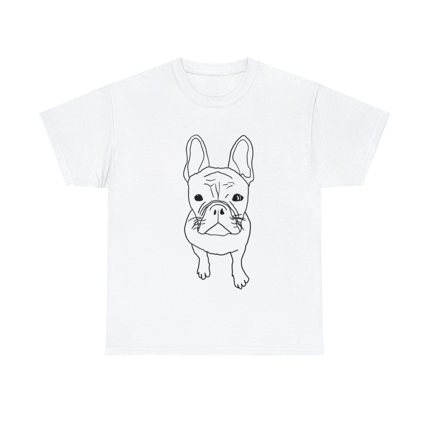 French Bulldog Line Drawing T-shirt