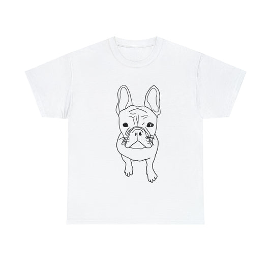 French Bulldog Line Drawing T-shirt
