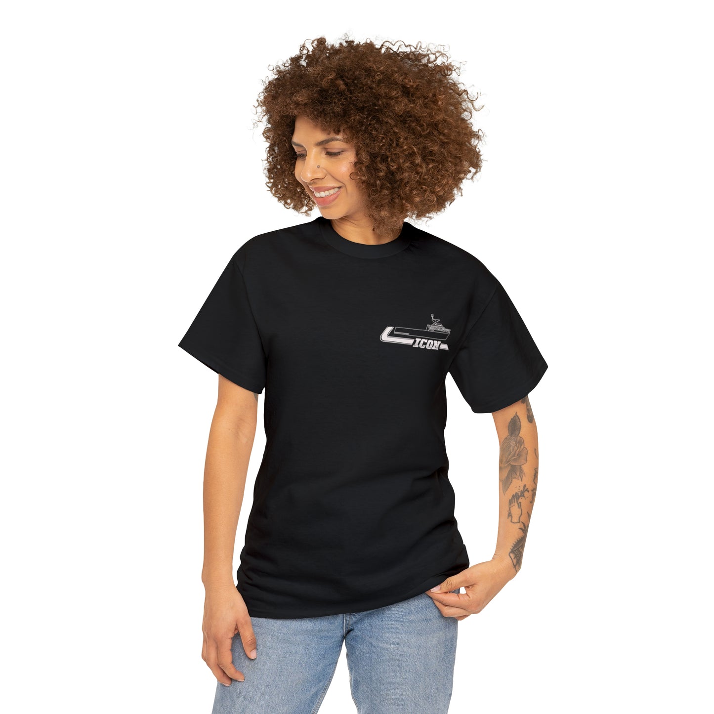 Black and coloured Icon T-shirt